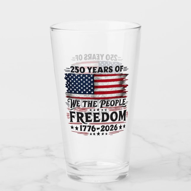 250 år av We the People-frihetsdesign  Glaskopp (Framsida)