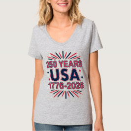 250 år Förenta staterna | 1776-2026 Semiquincenten T Shirt