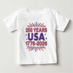 250 år Förenta staterna 1776-2026 Semiquincenten T Shirt