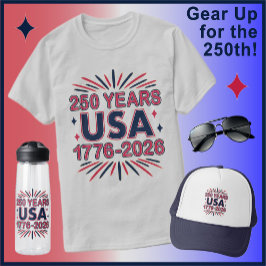 250 år Förenta staterna | 1776-2026 Semiquincenten T Shirt