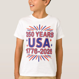 250 år Förenta staterna | 1776-2026 Semiquincenten T Shirt