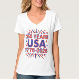 250 år Förenta staterna | 1776-2026 Semiquincenten T Shirt