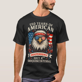 250 år fri Amerika 1776 till 2026 T Shirt