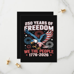 250 år Frihet Eagle 250-årsjubileum USA Spara Datumet