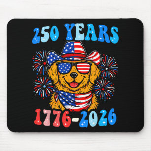 250 år Golden Retriever 1776-2026 250-årsjubileum Musmatta