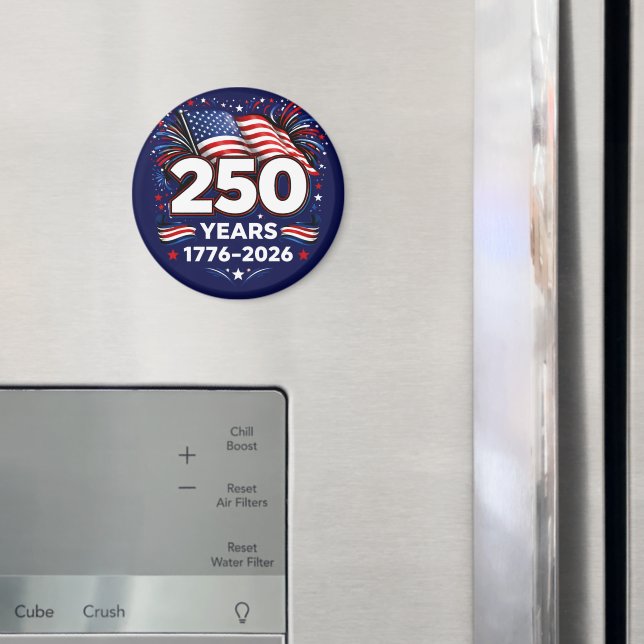 250 år självständighet Patriotiska fyrverkerier Bl Magnet (In Situ (Fridge))