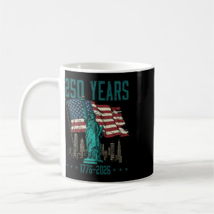 250 år Staty Of Liberty 250-årsjubileum Kvinnor Kaffemugg