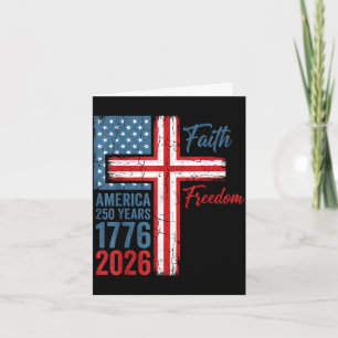 250 år tro och frihet kristen usa 250-årsjubileum2 kort