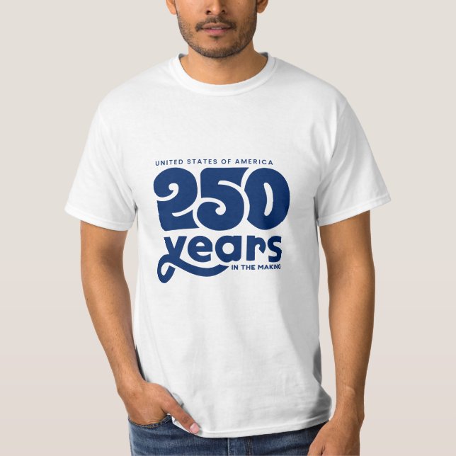 250 år under tillblivelse t shirt (Framsida)