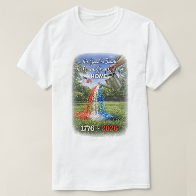 250 år USA -10 T-Shirt (Design framsida)