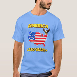 250 år USA -14 T-shirt