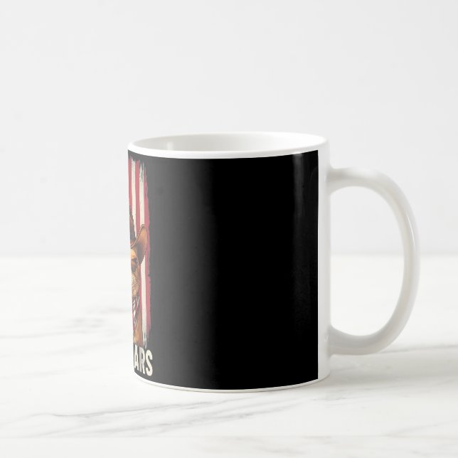 250 år USA 1776-2026 Ginger Cat Cowboy Kaffemugg (Höger)