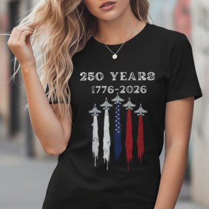 250 år USA 1776-2026 Patriotiska Kvinnor T Shirt