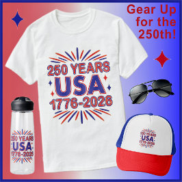 250 år USA | 1776–2026 Semiquincentennial T Shirt