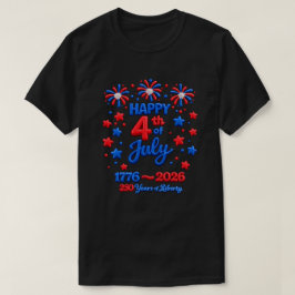 250 år USA -18b T-Shirt