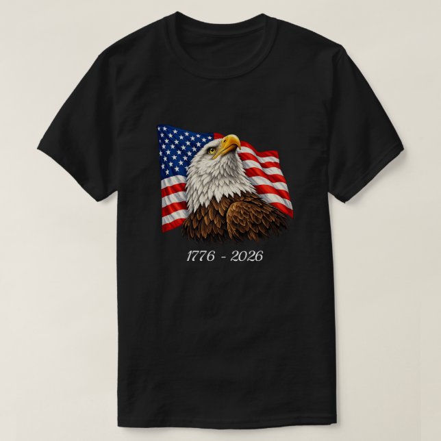 250 år USA -29 T-Shirt (Design framsida)