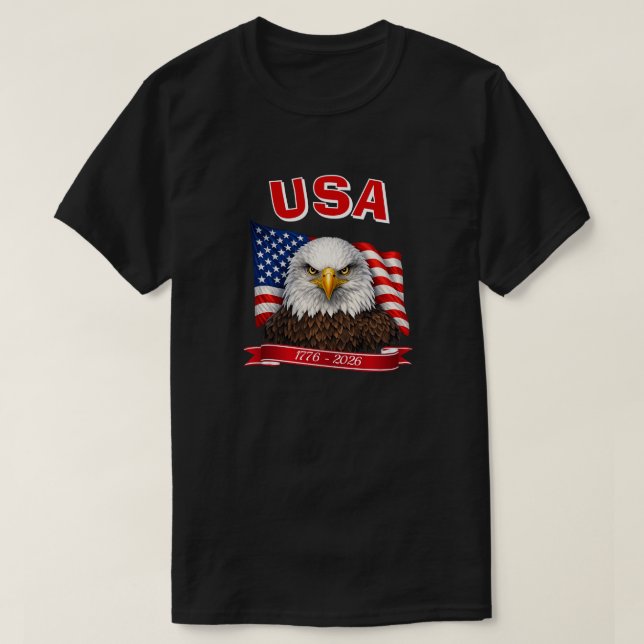 250 år USA -31 T-Shirt (Design framsida)