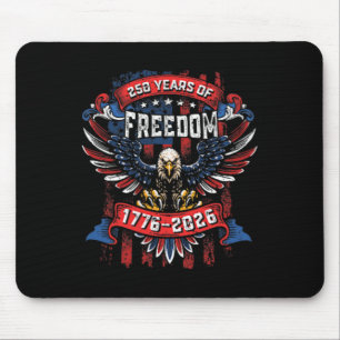 250 år USA-jubileum 1776 2026 amerikansk flagga Musmatta