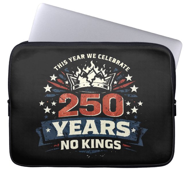 250 år utan kunglig patriotism laptop fodral (Framsidan)
