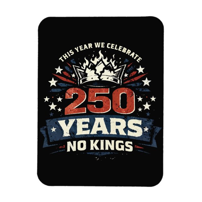 250 år utan kunglig patriotism magnet (Vertikal)