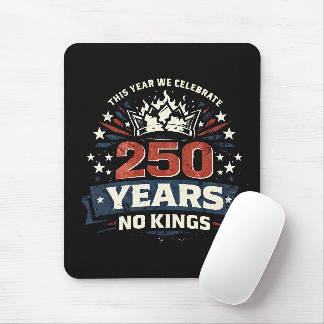 250 år utan kunglig patriotism musmatta (Med mus)