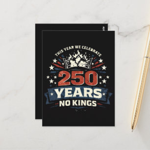 250 år utan kunglig patriotism vykort