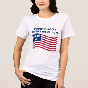 250 ÅRS Amerikansk årsdag juli 4:e Vintagen Wom T Shirt
