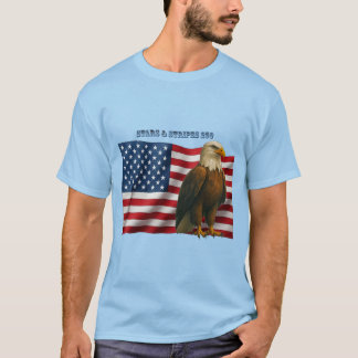 250 års amerikansk flagga med en vitörad havsörn U T Shirt