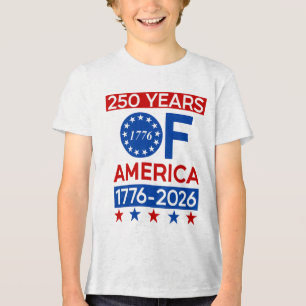 250 års amerikansk Revolution Semiquincentenni T Shirt