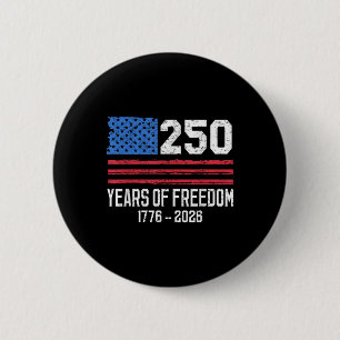 250 års frihet Amerika 250:e födelsedag D Knapp