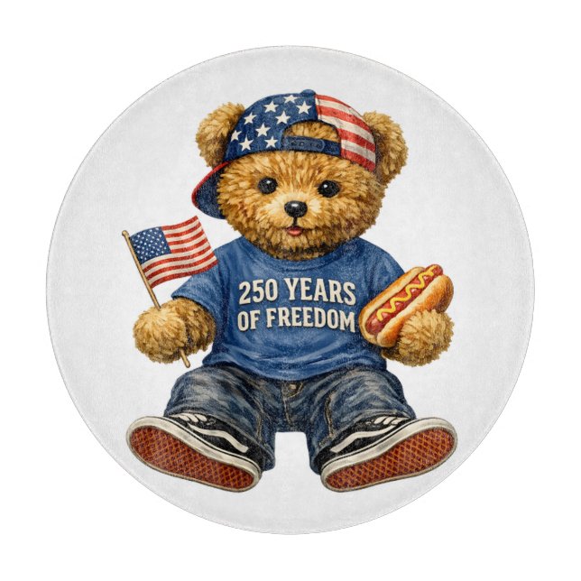 250 Års Frihet Teddybjörn  (Framsidan)