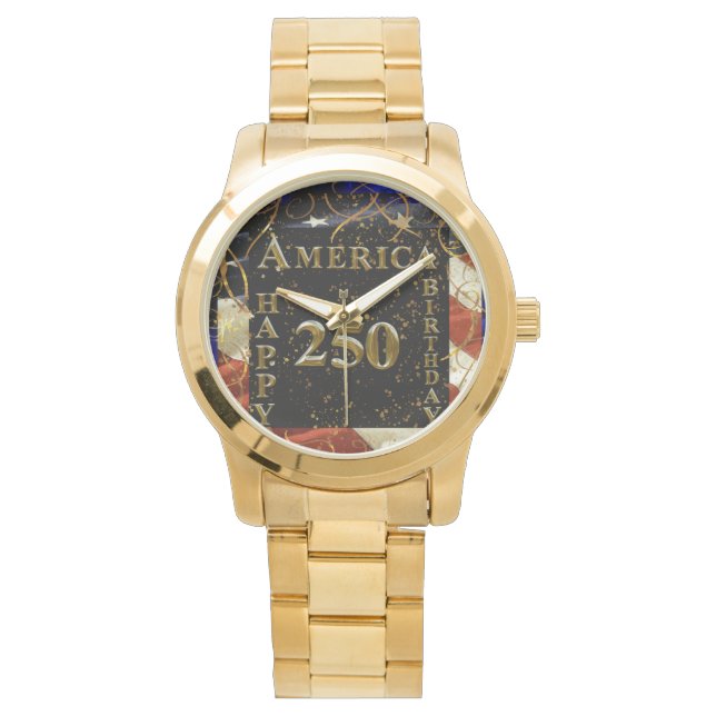 250-års Grattis Amerika! Armbandsur (Framsida)