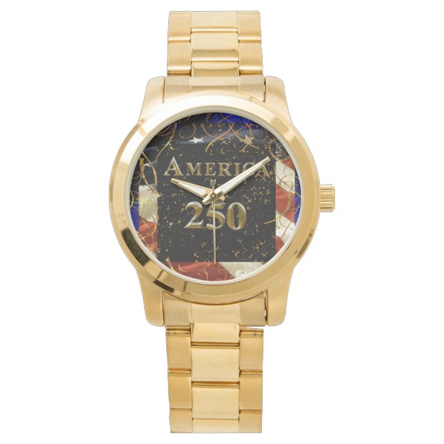 250-års Grattis Amerika! Armbandsur (Framsida)