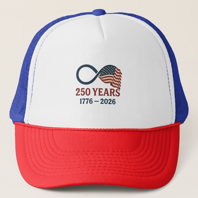 250-årsdagen 1776-2026 USA Patriotic Keps (Framsida)