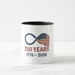 250-årsdagen 1776-2026 USA Patriotic Mugg