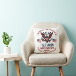 250-årsdagen 4 juli - Vintage Patriotic Kudde