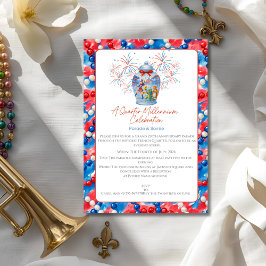 250-årsdagen Parad & Party Ginger Burk Inbjudningar