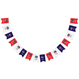 250-årsdagen USA Patriotic Flaggor Banner