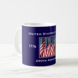 250-årsdagen USA Patriotic Kaffemugg