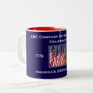 250-årsdagen USA Patriotic Två-Tonad Mugg