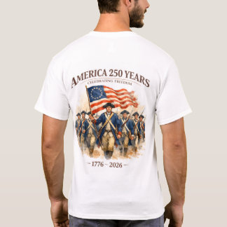 250-årsfirande Celebrate America 1NJ t-shirt