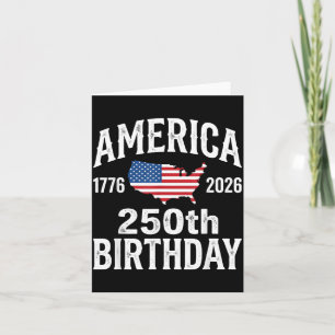 250-årsjubileum 250 år Amerikansk 1776 2026 USA Kort
