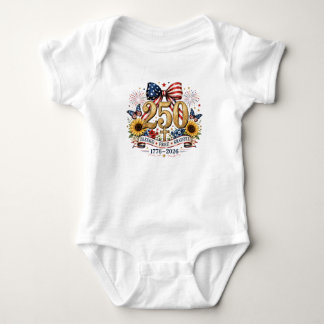 250-årsjubileum 4:e juli Baby Body T Shirt