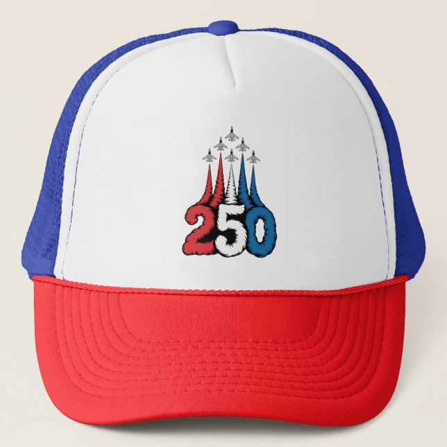 250-årsjubileum 4:e juli Jet Patriotisk   Keps (Framsida)