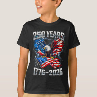 250-årsjubileum 4 juli 250 år amerikansk jubileum t shirt