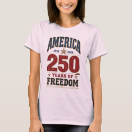 250-årsjubileum Amerika Frihet 1776 Patriotiska Rä T Shirt