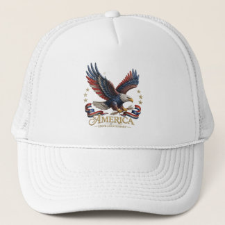 250-årsjubileum Amerika Patriotisk Hatt Keps