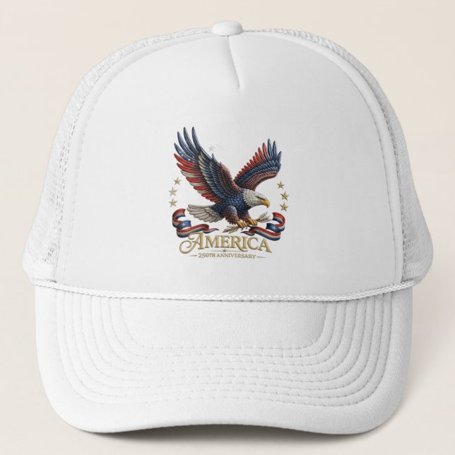 250-årsjubileum Amerika Patriotisk Hatt Keps (Framsida)