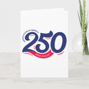 250-årsjubileum Amerika Semiquincentennial Usa J Kort