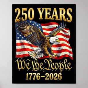 250-årsjubileum Amerika USA 250 år Vi Folket Födel Poster